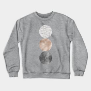 Rose grunge - circles IV Crewneck Sweatshirt